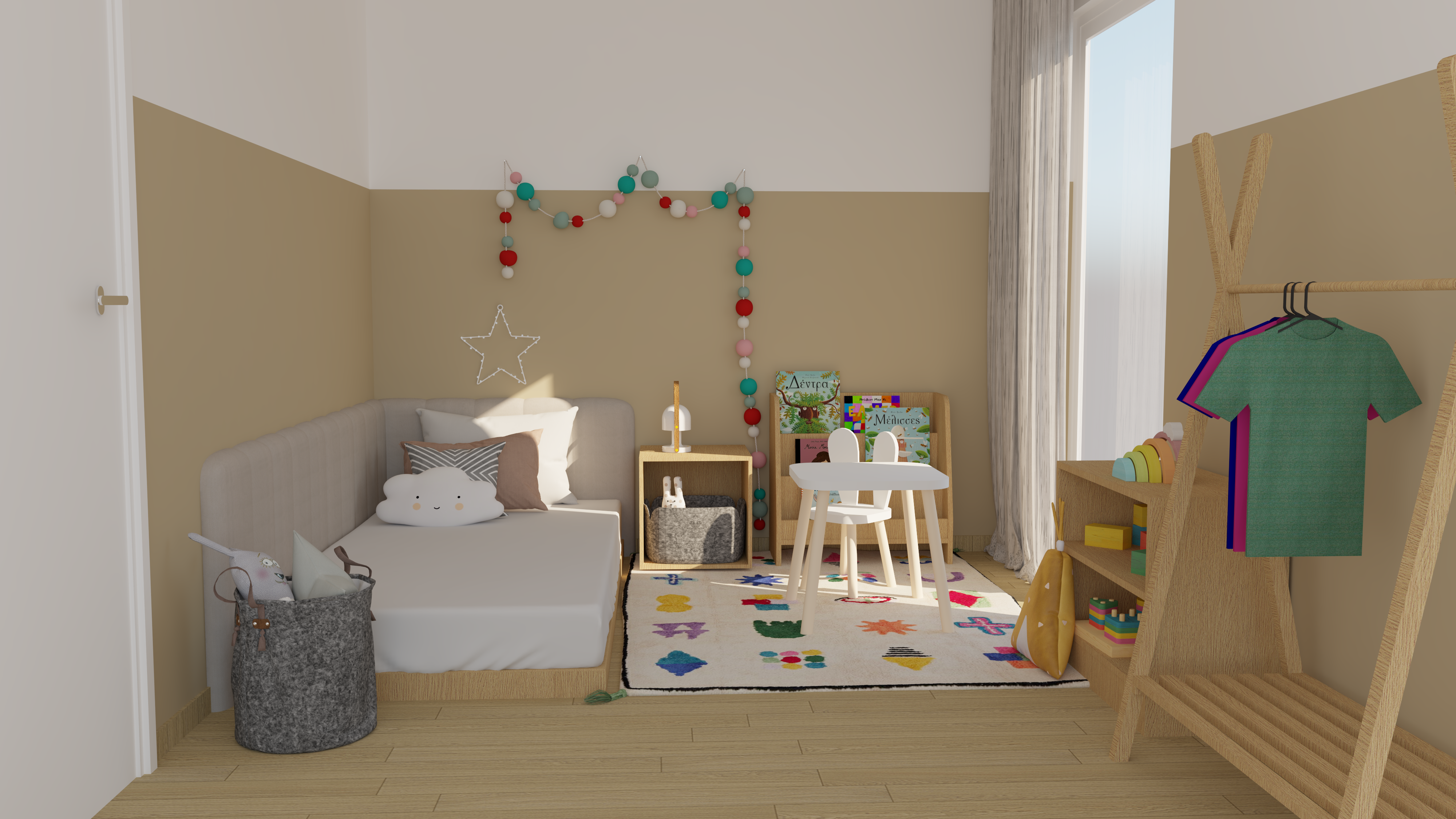 The Montessori bedoom 1